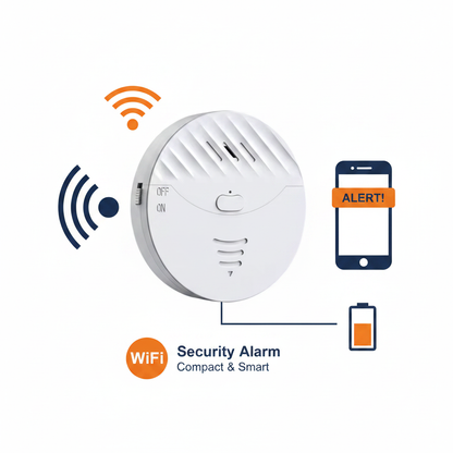 Alarma Antirrobo Inteligente WiFi con Vibración